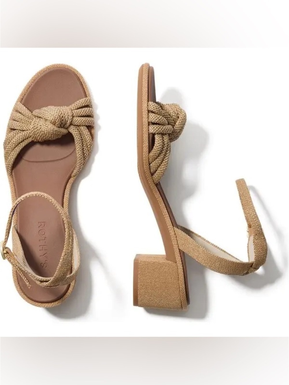 Rothy's The Knot Sandal golden sun New without box various sizes